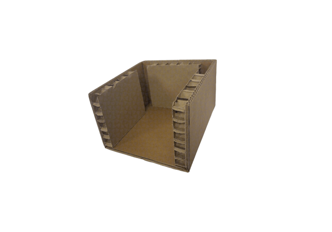 Coin de protection en carton alvéolaire