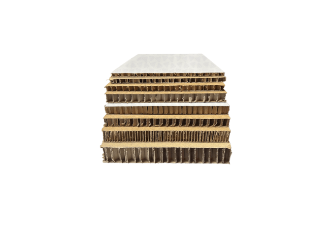 Plaque en carton alvéolaire
